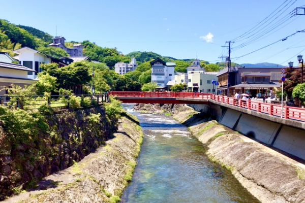 Shuzenji onsen town streets