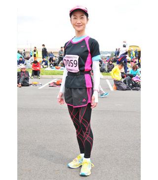 菅原里美さん（会社員　ランニング歴１年）